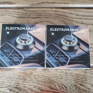 Electromarnetic Car Air Vent Aromatherapy Diffuser - Black